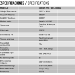 Datos MOTOR / ALTERNADOR / CARBURADOR