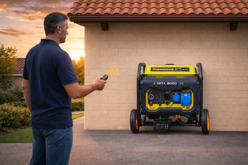 Controla tu generador sin moverte