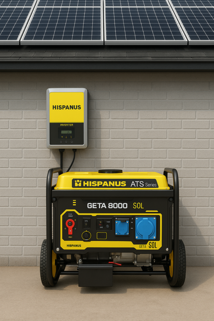 generador de apoyo solar